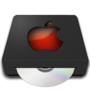 DVD Drive - Apple Icon 128x128 png